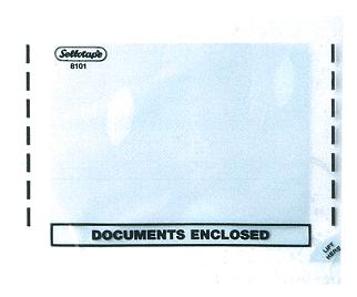 Document Enclosed Pockets ( Pack of 100)